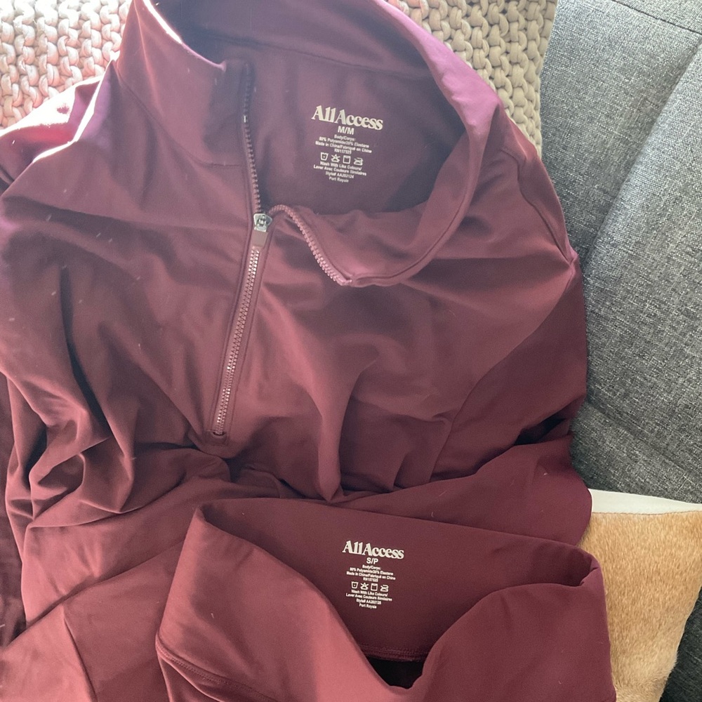 ALL ACCESS long sleeve quarter zip